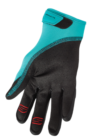 Slippery Circuit Gloves - Black/Aqua