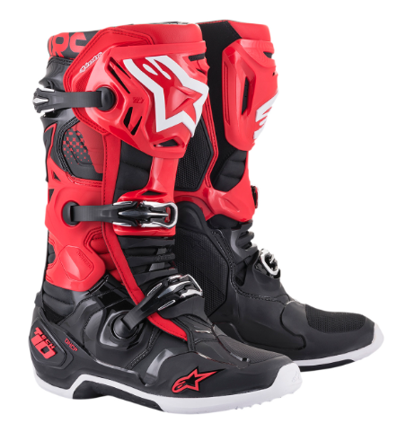 Alpinestars Tech 10 Boots Black/Red