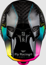 Fly Racing Formula S Carbon Legacy Helmet Black/Electric Blue/Fuschia