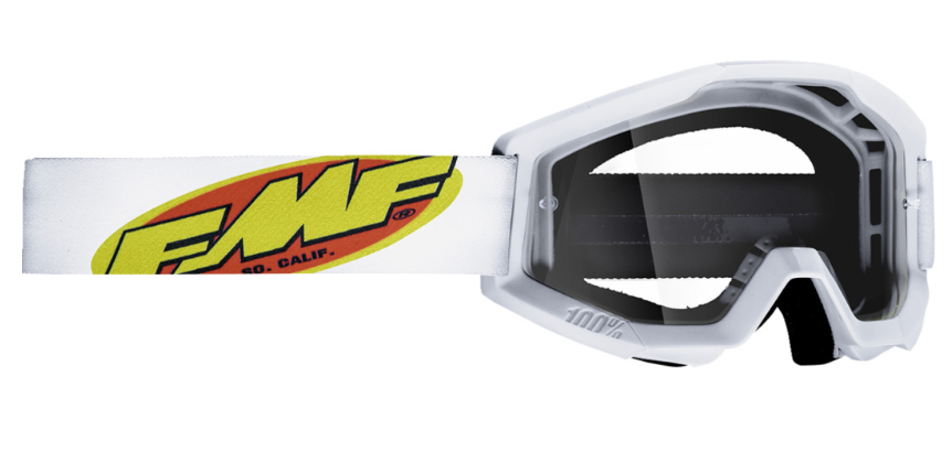 FMF PowerCore Core Goggles White