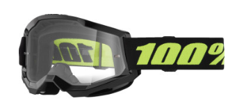 100% STRATA 2 CLEAR GOGGLES ALL COLORS