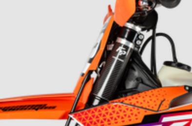 FIRE POWER CARBON FIBER FORK SHIELD UPPER 52 X 160 MM