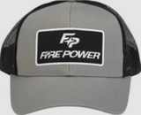 FIRE POWER CURVED BILL HAT GREY/BLACK