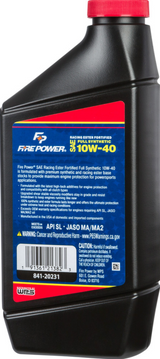 FIRE POWER SYNTHETIC ESTER OIL 10W40 4T 1 QT (12/CASE  SOLD EA)