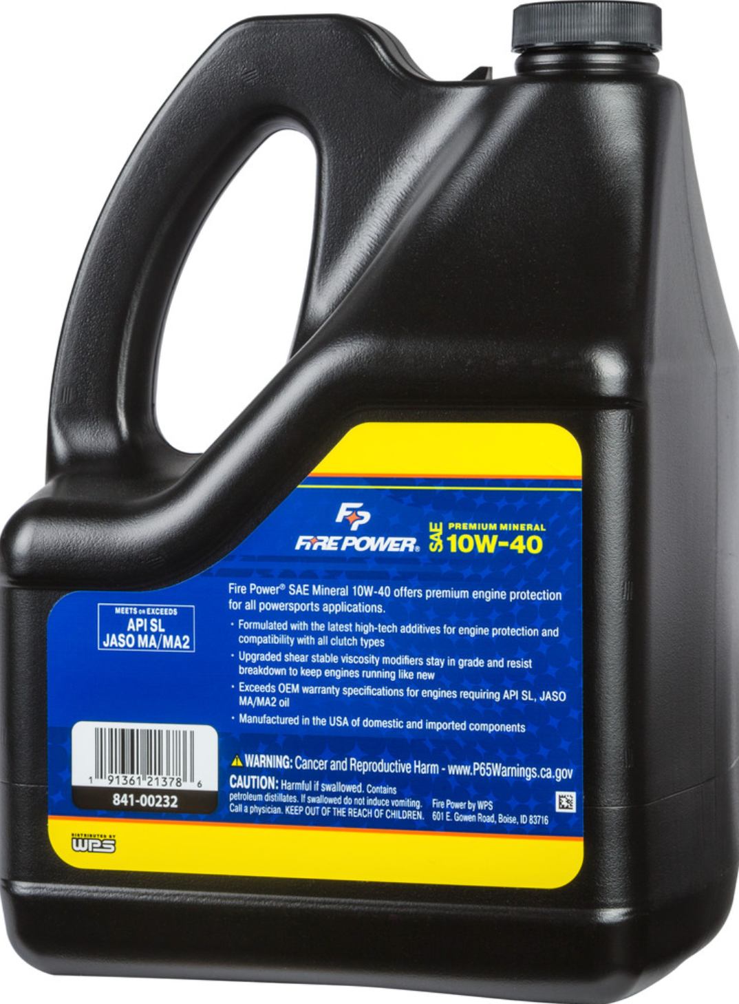 FIRE POWER MINERAL OIL 10W40 4T 1 GAL (4/CASE  SOLD EA)