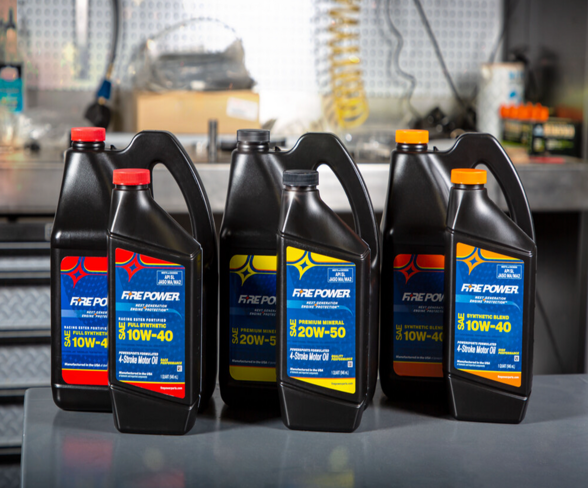 FIRE POWER MINERAL OIL 10W40 4T 1 QT (12/CASE  SOLD EA)