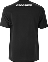 FIRE POWER FIRE POWER TEE BLACK LG