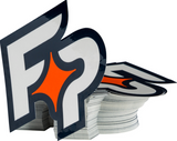 FIRE POWER FP LOGO STICKER LG 100 PKS