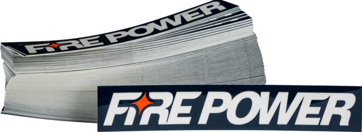 FIRE POWER FIRE POWER STICKER NAVY 100 PKS