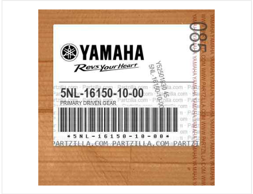 YAMAHA OEM PRIMARY DRIVEN GEAR | 5NL-16150-10-00