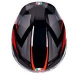 AGV K3 Helmet - Striga - Black/Gray/Red