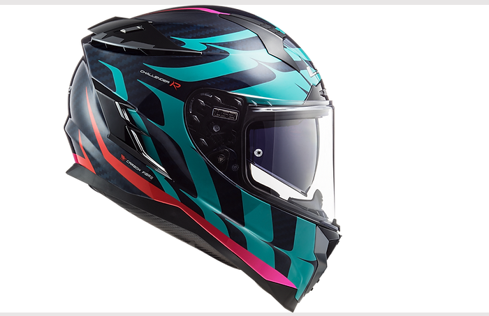 LS2 CHALLENGER CARBON FULL FACE HELMET