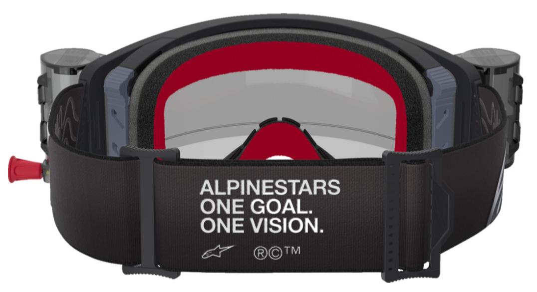 Alpinestars Supertech Roll-Off Goggle - Corp - Black/Gray - Clear