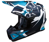 Moose Racing F.I. Helmet - Agroid - MIPS - Navy/Light Blue