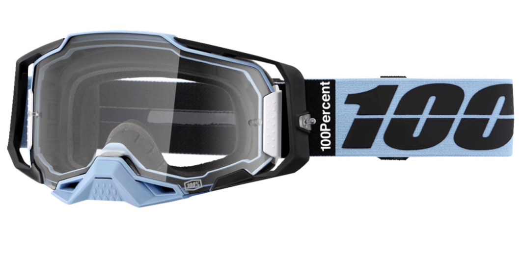100% Armega Clear Lens Goggles