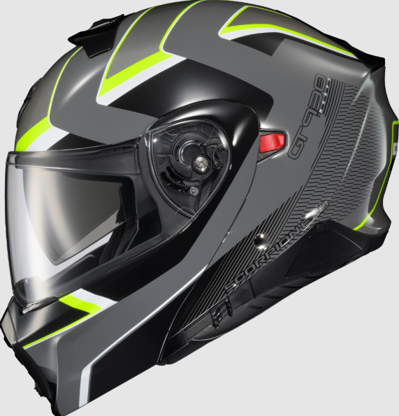 Scorpion Exo Exo-GT930 Transformer Helmet Morph Grey/Hi-Viz