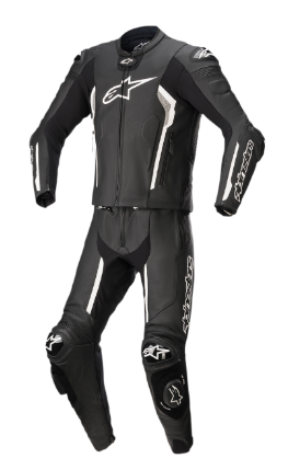 Alpinestars Missile v2 2-Piece Leather Suit - Black/White