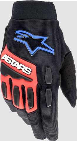 Alpinestars Full Bore XT Gloves Black/Bright Blue/Red