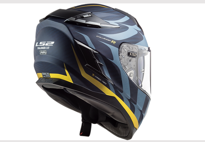 LS2 CHALLENGER CARBON FULL FACE HELMET