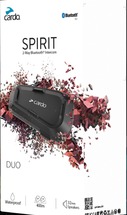 CARDO SPIRIT BLUETOOTH HEADSET DUO