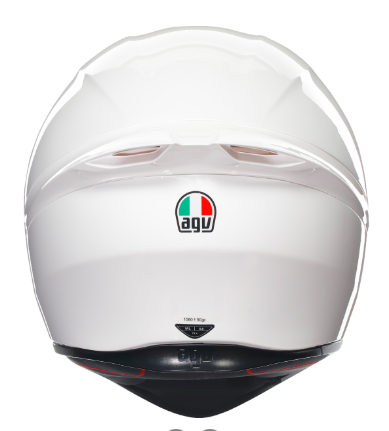 AGV K1 S Solid Helmet White