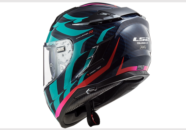 LS2 CHALLENGER CARBON FULL FACE HELMET