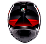 AGV K3 Helmet - Striga - Black/Gray/Red