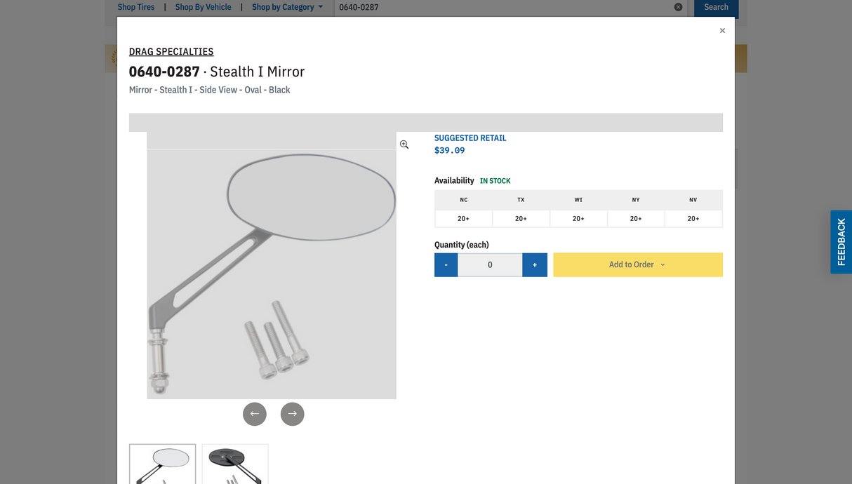 Stealth I Mirror