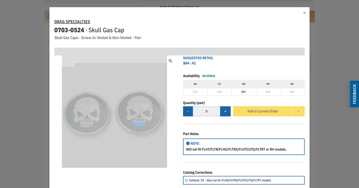 Skull Gas Cap