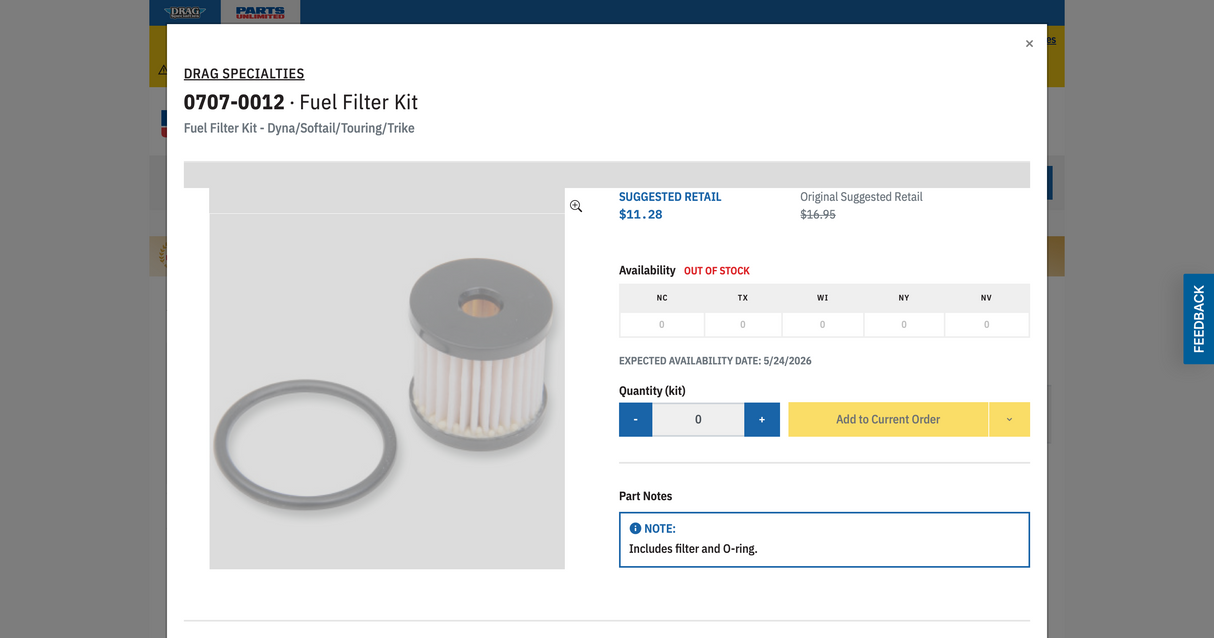 Fuel Filter Kit