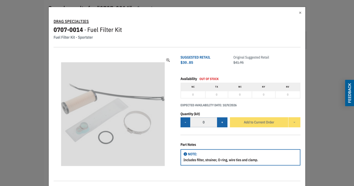 Fuel Filter Kit