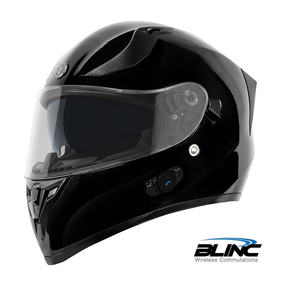 TORC T-15 Bluetooth Black Helmet