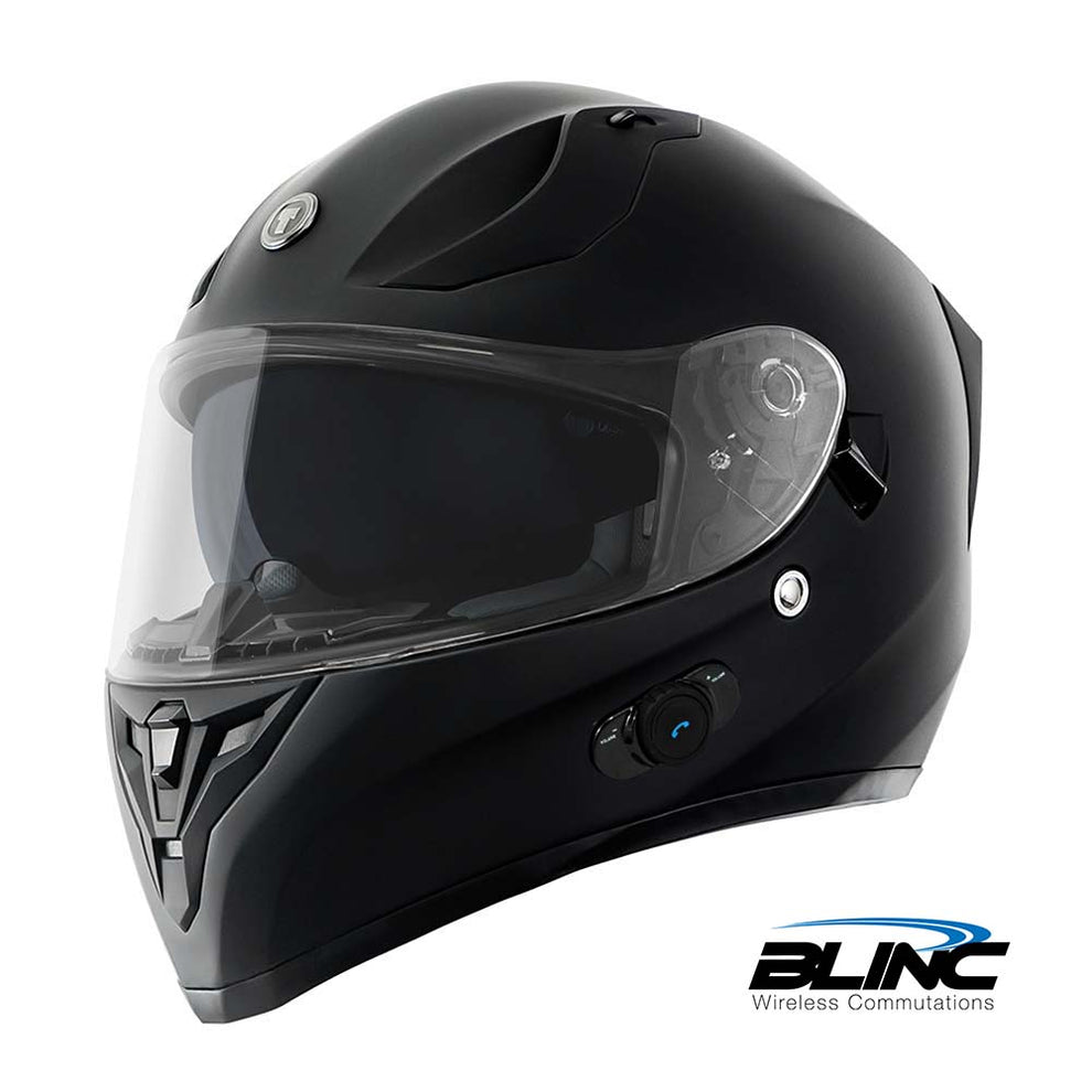 TORC T-15 Bluetooth Black Helmet