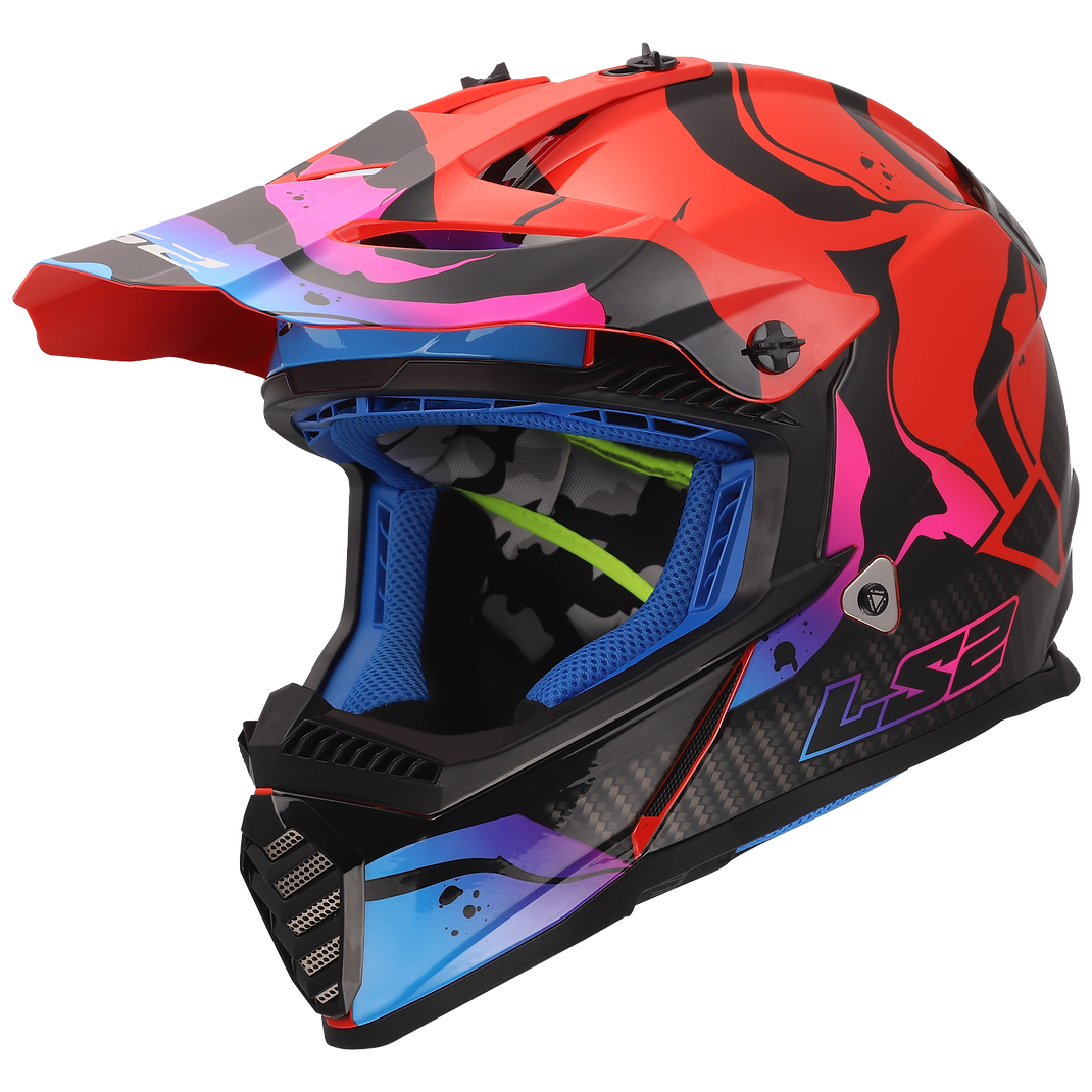LS2 WASH - GLOSS RED/WHITE/BLUE - Gate Youth Helmet