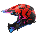 LS2 WASH - GLOSS RED/WHITE/BLUE - Gate Youth Helmet