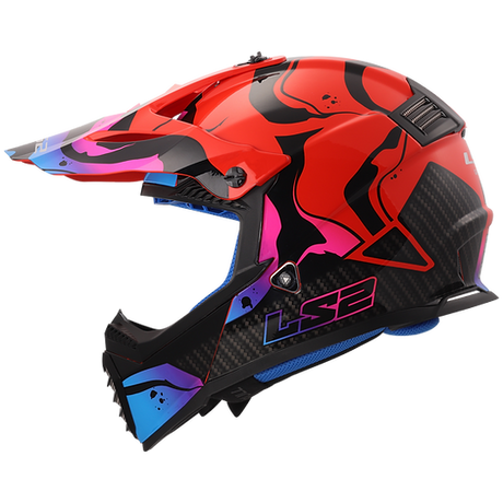 LS2 WASH - GLOSS RED/WHITE/BLUE - Gate Youth Helmet