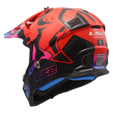 LS2 WASH - GLOSS RED/WHITE/BLUE - Gate Youth Helmet