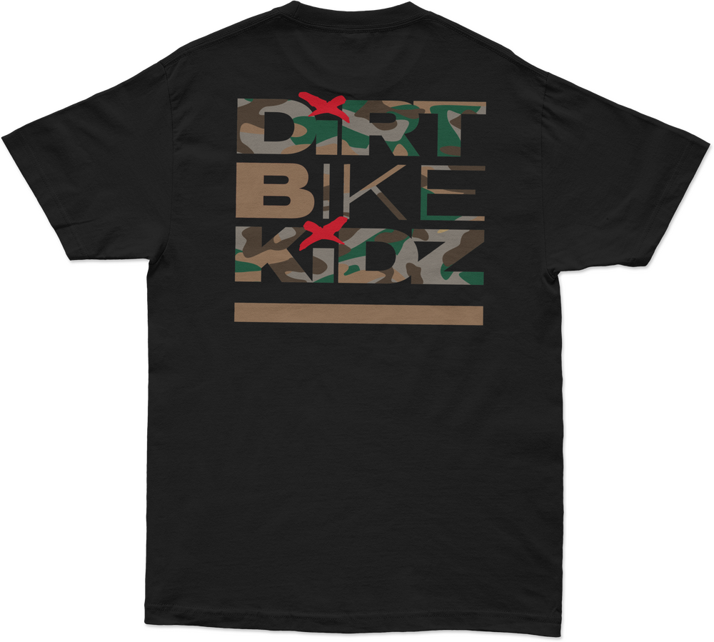 DBK Camo Shovels Black T-Shirt