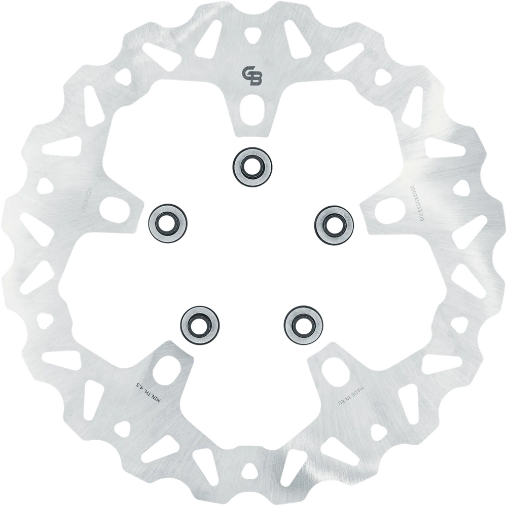 GBRAKES ROTOR 11.8" SOLID WAVE FR STAINLESS
