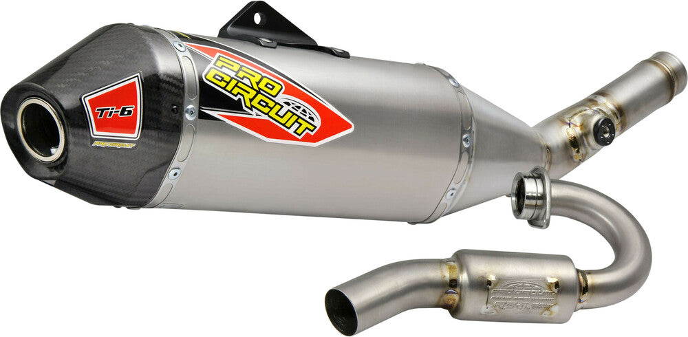 PRO CIRCUIT TI-6 TITANIUM SYSTEM W/CAR CAP KAW 250F