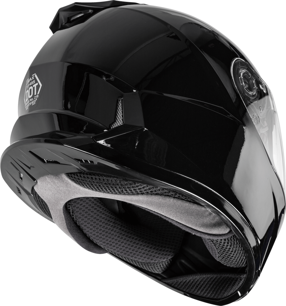 GMAX FF-49S Full Face Snow Black w/Electric Shield Helmet