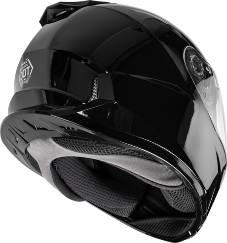 GMAX FF-49S Full Face Snow Black w/Electric Shield Helmet