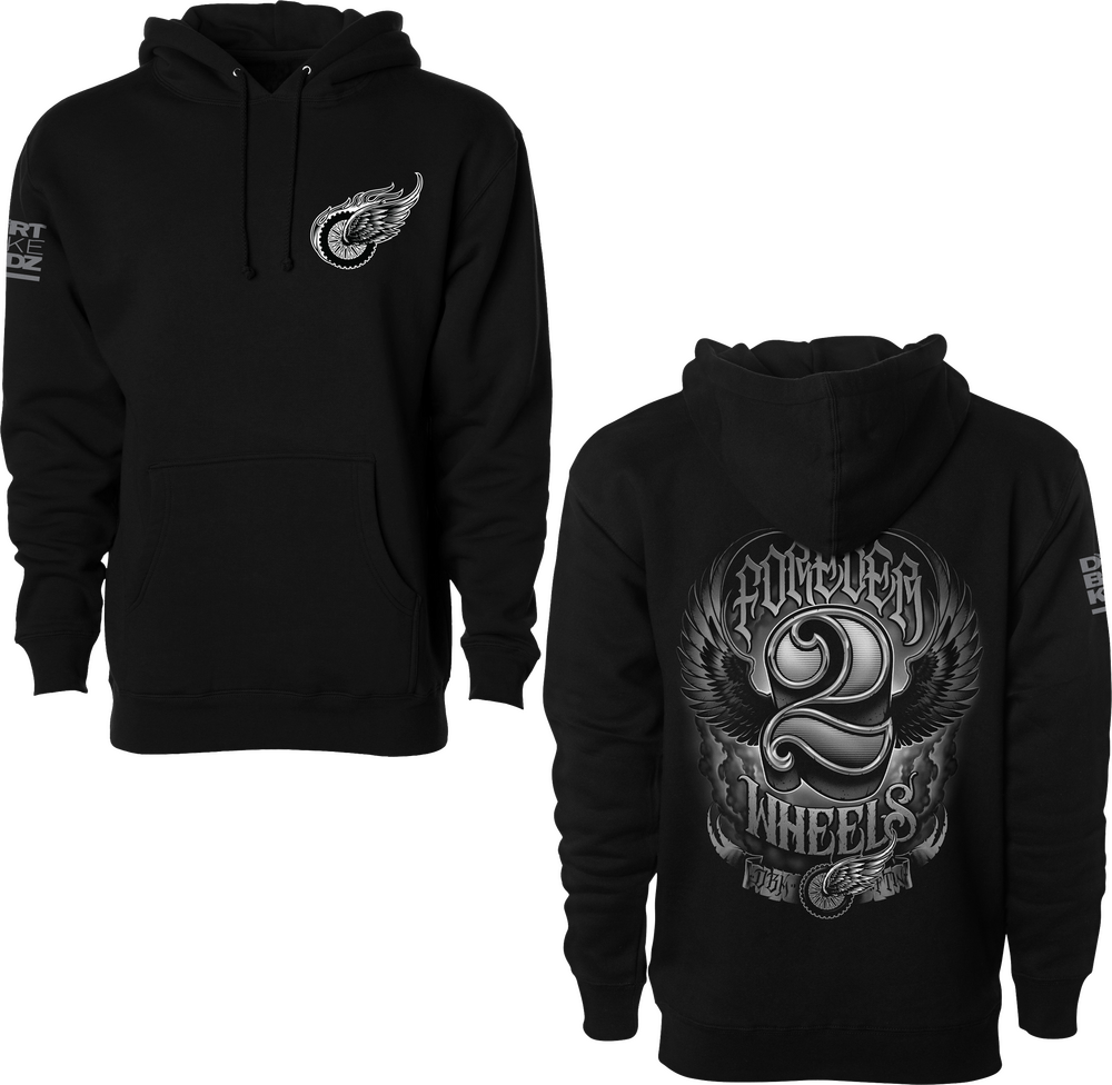 DBK Two Wheels Black Hoodie