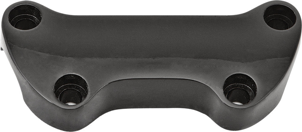 HARDDRIVE H-BAR CLAMP SMOOTH W/O SKIRT BLACK