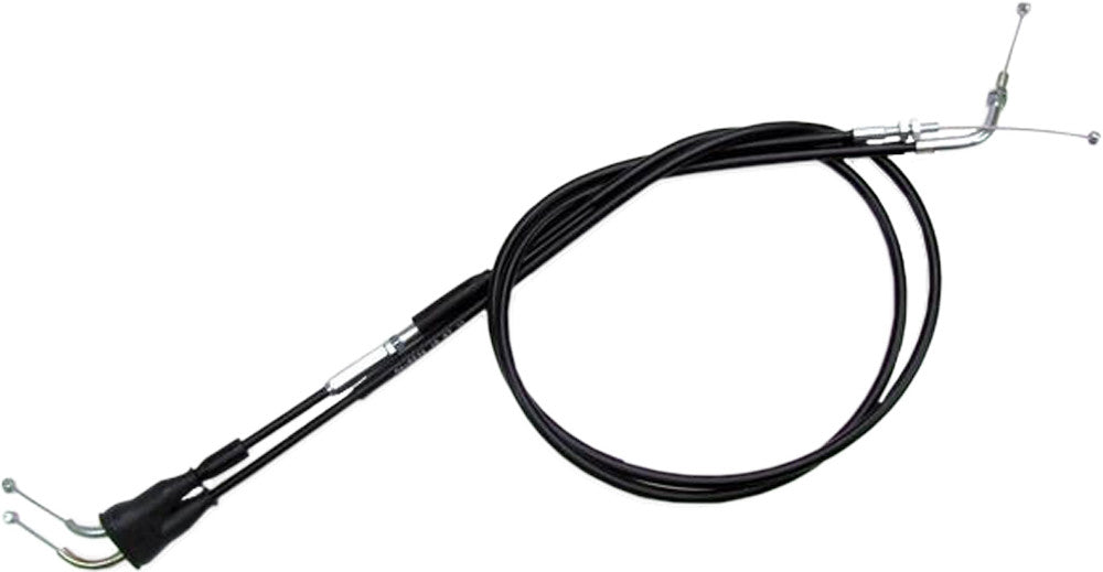 MOTION PRO BLACK VINYL THROTTLE PUSH-PULL CABLE SET