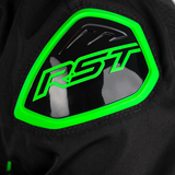 S1 CE JACKET BLK/GRY/NEON GRN TEXTILE