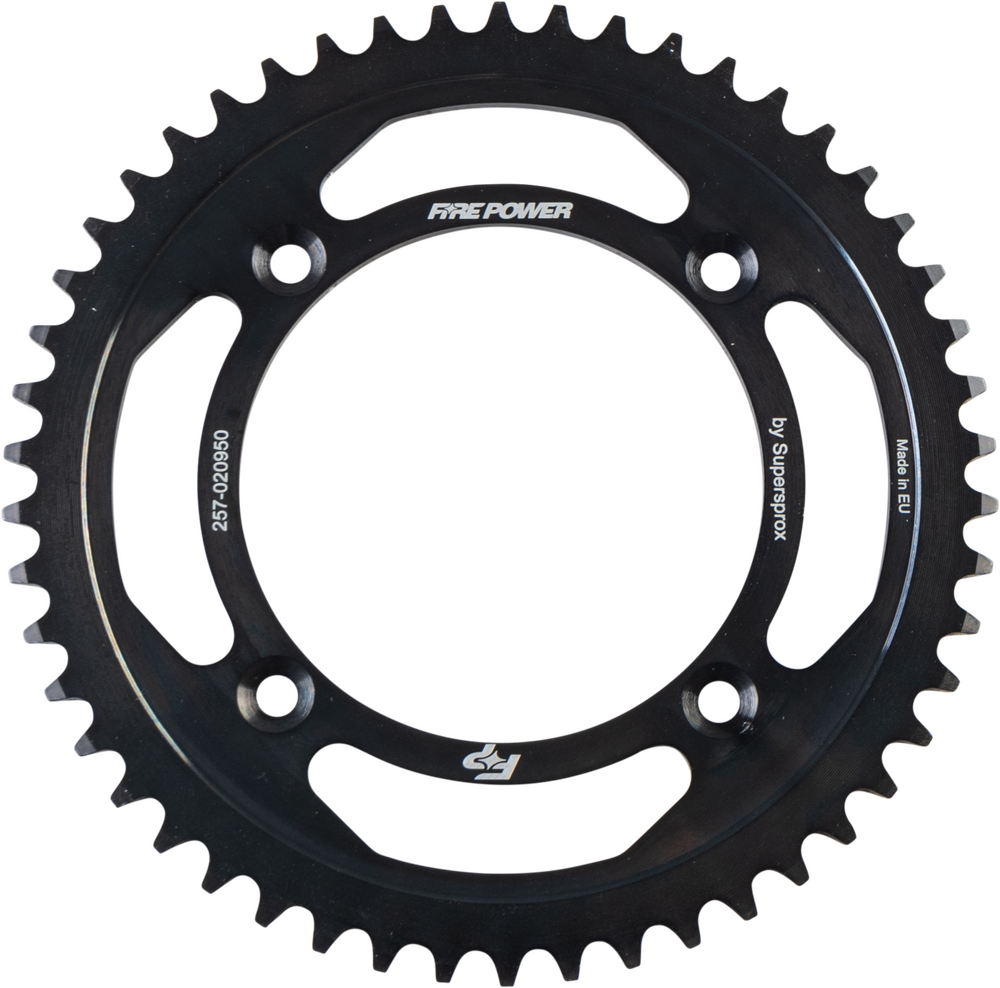 FIRE POWER REAR SPROCKET STEEL 50T BLK