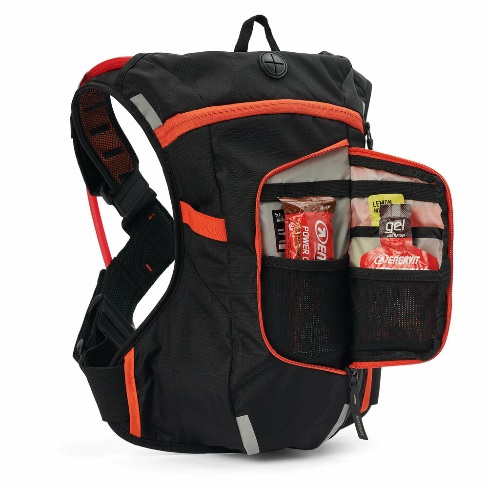 MOTO HYDRO 4 BLK/FTRY ORNG 3L ELITE PNP HYDRATION PACK