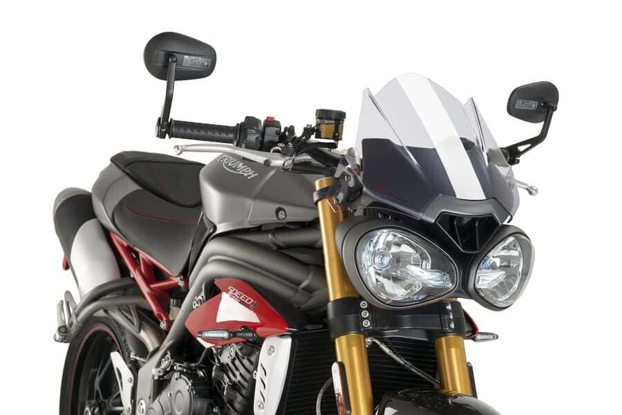 PUIG WINDSCREEN NAKED NEW GEN SPORT CLEAR TRI