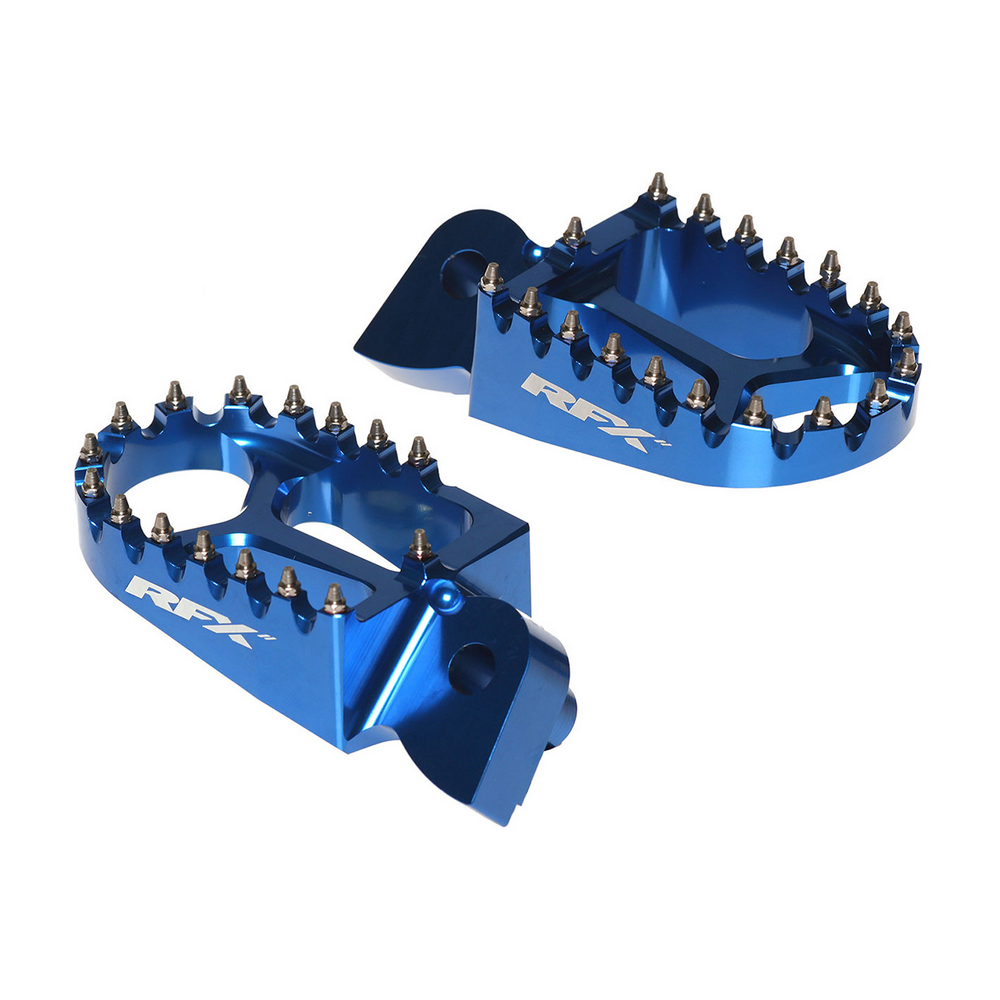 RFX FOOTPEGS BLUE HUSQ/HUSABERG